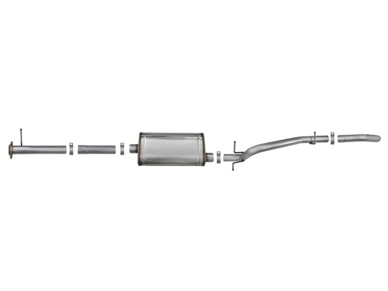 aFe — aFe MACH Force-Xp Hi-Tuck 3in. 409 SS C/B Exhaust 15-18 GM Colorado/Canyon L4-2.5L/V6-3.6L - Raw Tip
Cat-Back Exhaust - view 4