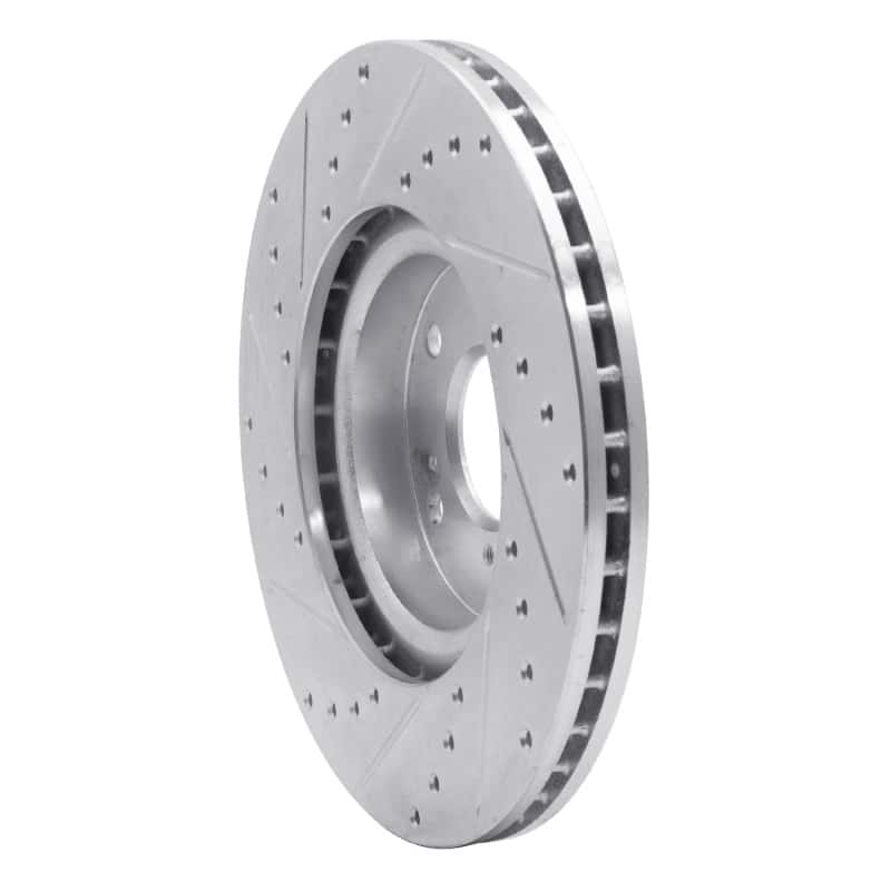 R1 Concepts — R1 06-15 Honda Civic Si Front Right Drilled & Slotted Silver Brake Rotor
R1 Brake Rotor Drill - view 4
