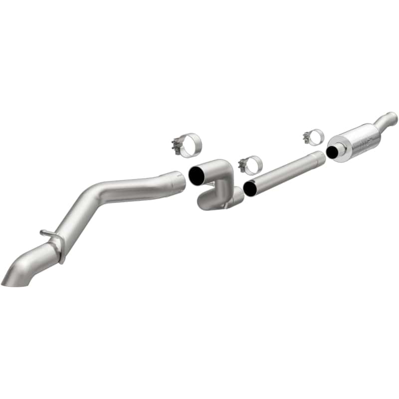 Magnaflow — MagnaFlow Cat Back 2018 Jeep Wrangler 2.0L Rock Crawler Series Single Exit Stainless Exhaust
Cat-Back - view 2