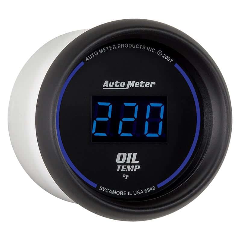 AutoMeter — Autometer Cobalt Digital 52.4mm 0-340 deg F Oil Temperature Gauge
GA 2" OILT 340F CBD - view 4