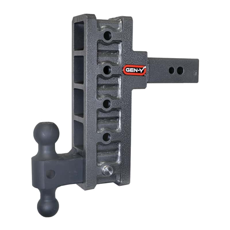 GEN-Y Hitch — Gen-Y Mega Duty 2.5in Shank 9in Offset Drop 3.5K TW 32K Hitch w/GH-0161 Dual-Ball
Drop Hitch - view 1