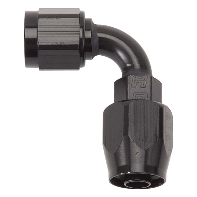 Russell — Russell Performance -12 AN Black 90 Degree Full Flow Hose End
Hose Fitting - view 2