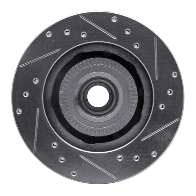 R1 Concepts — R1 91-94 Ford Explorer Front Left Drilled & Slotted Silver Brake Rotor
R1 Brake Rotor Drill - view 4