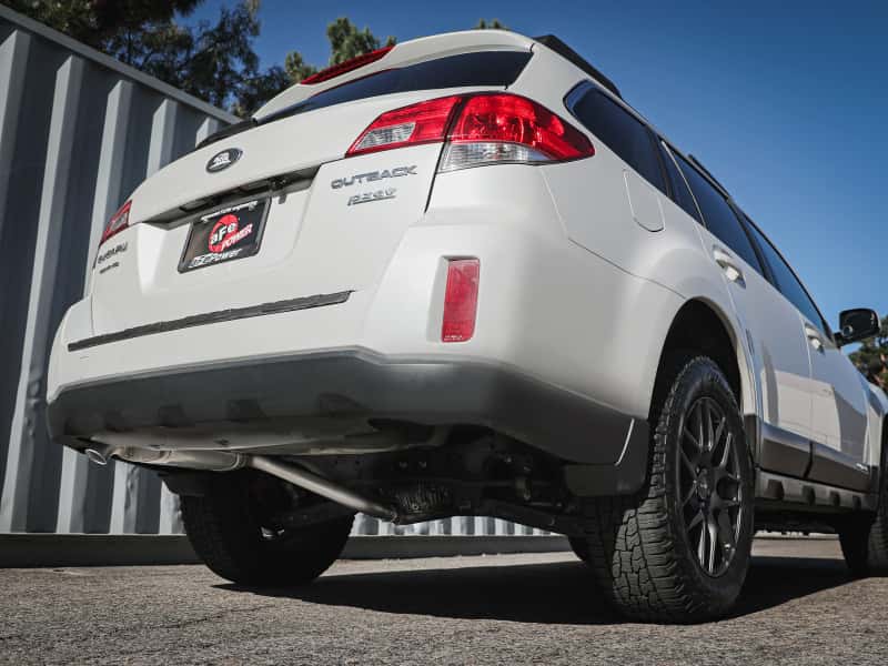 aFe — aFe POWER Takeda 2.25 to 2.5in 304SS Cat-Back Exhaust 10-14 Subaru Outback H4-2.5L
Cat-Back Exhaust - view 3