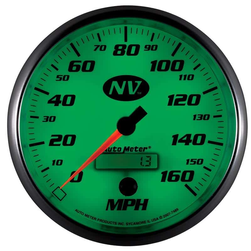AutoMeter — AutoMeter Gauge Speedometer 5in. 160MPH Elec. Programmable NV
5" SPEEDO, 160 MPH, - view 3