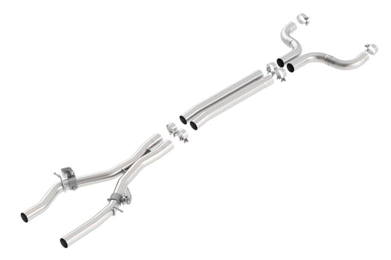 Borla — Borla 2016 Camaro SS 6.2L V8 X-Pipe w/ Mid Pipes w/ AFM Valves
X-Pipe - view 4