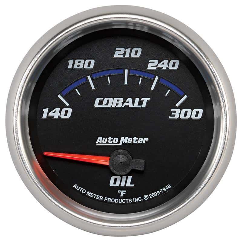 AutoMeter — Autometer Cobalt 66.7mm 140-300 Degree F Electric Oil Temperature Gauge
GA 2.6" OILT ELEC CB - view 2