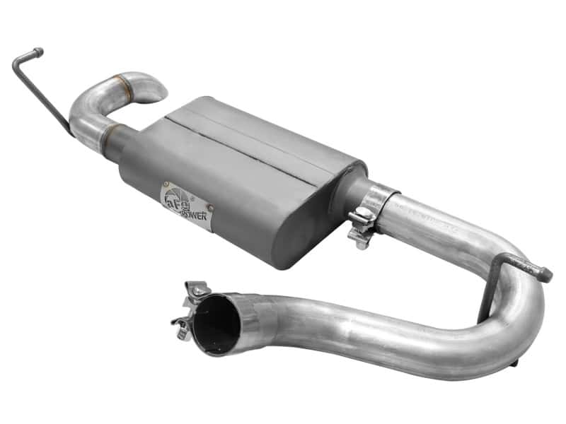 aFe — aFe Scorpion Exhaust System Axle Back Aluminized Hi-Tuck 07-17 Jeep Wrangler JK V6 3.6/3.8L
Axle-Back Exhaust - view 3