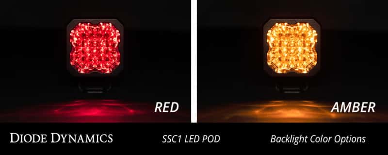 Diode Dynamics — Diode Dynamics Stage Series C1 LED Pod Pro - White Flood Flush ABL Each - view 6