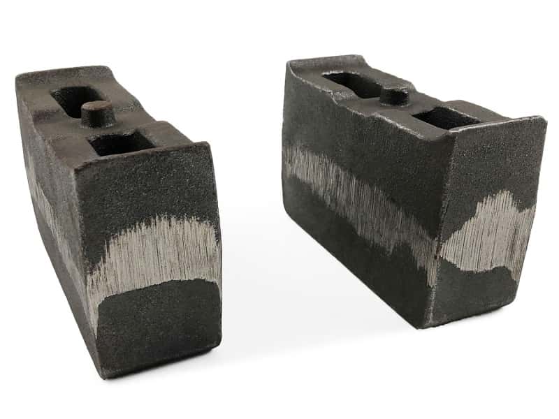 Tuff Country — Tuff Country 01-10 Chevy Silverado 2500HD/3500 4wd 4in Cast Iron Lift Blocks Pair
Block Kit-4in. - view 1