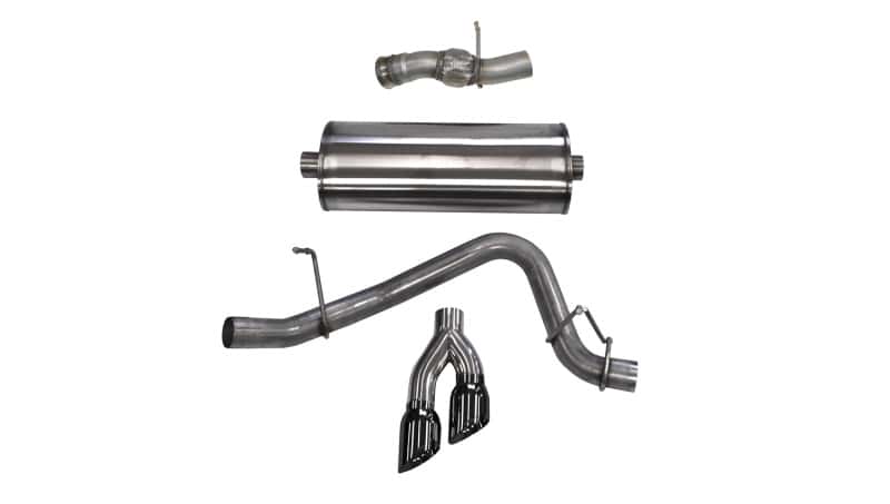 CORSA Performance — Corsa 2015-2020 GMC Yukon Denali 6.2L V8 Single Side Exit Cat-Back Exhaust w/ Polished Black Tips
Exhaust - view 6