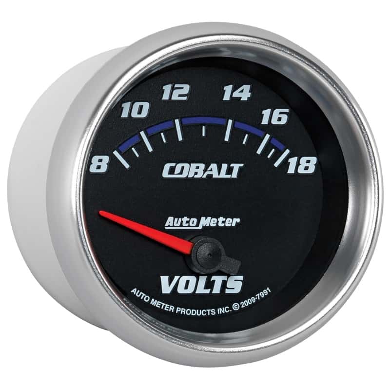 AutoMeter — AutoMeter Gauge Voltmeter 2-5/8in. 18V Electric Cobalt
GA 2.6" VOLT 18V CB - view 10