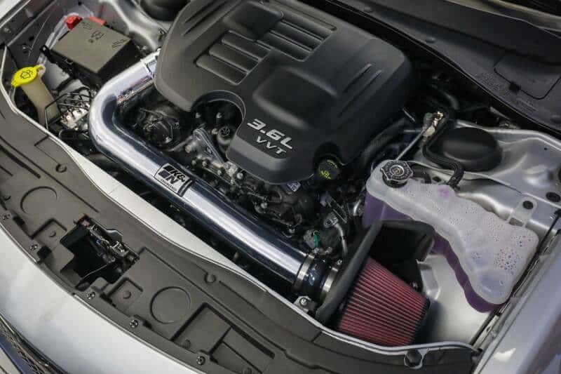 K&N Engineering — K&N 11-12 Chrysler 300 3.6L / 11-12 Dodge Challenger/Charger 3.6L Typhoon Performance Intake
Performance Air Inta
Air Intake System - view 7