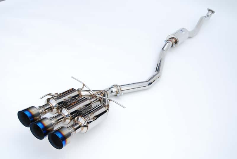 Invidia — Invidia 17+ Honda Civic SI Sedan Gemini Triple Titanium Tip Cat-back Exhaust - view 3