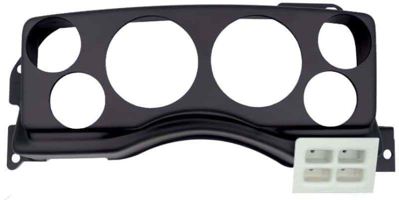 AutoMeter — Autometer 87-89 Ford Mustang Direct Fit Gauge Panel 3-3/8in x2 / 2-1/16in x4 - view 2