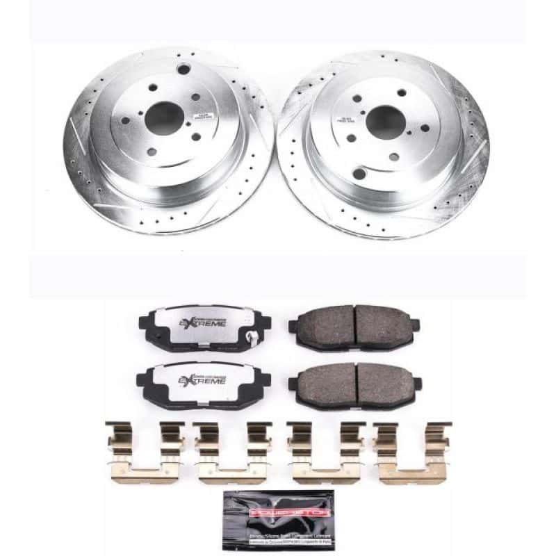 PowerStop — Power Stop 06-07 Subaru B9 Tribeca Rear Z26 Street Warrior Brake Kit - view 1