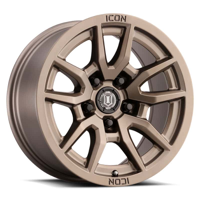ICON — ICON Vector 5 17x8.5 5x150 25mm Offset 5.75in BS 110.1mm Bore Bronze Wheel
VECTOR 5 WHEEL - view 1
