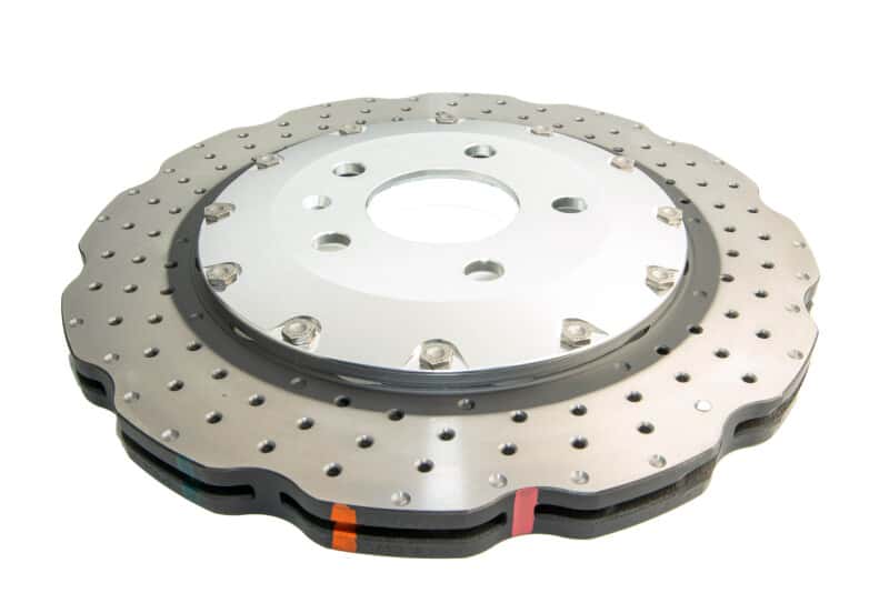 DBA — DBA 13-16 Audi RS5 (w/Scalloped edge Iron Discs) Rear 5000 Series Drilled Wavy Rotor w/Silver Hat
Brake Rotor
Brake Disc - view 1