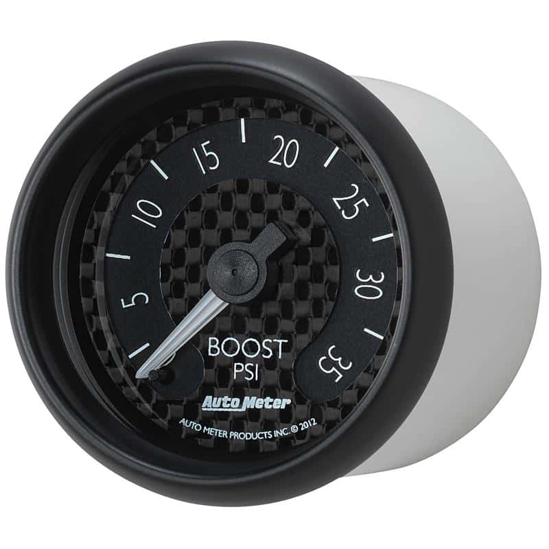 AutoMeter — Autometer GT Series 52mm Mechanical 0-35 psi Boost Gauge
2-1/16" BOOST, 0-35 - view 2