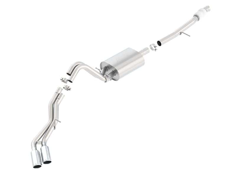 Borla — Borla Touring Cat Back 15-16 Chevy Suburban 5.3L V8 2.75in, 2.25in Dual Same Side Exit 4in Tips
Cat-Back System
ExhstSysKt - view 1