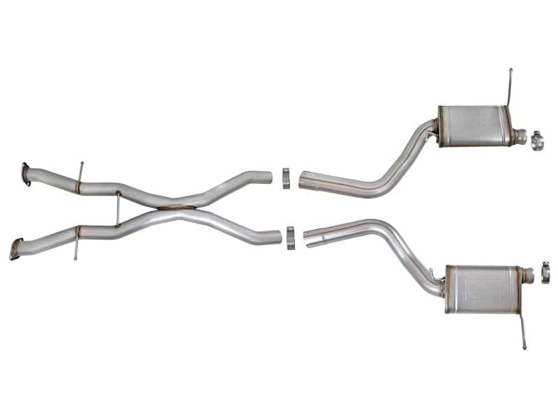 aFe — aFe MACHForce XP Cat-Back Exhaust Stainless No Tips 12-15 Jeep Grand Cherokee SRT/SRT-8 V8 Hemi 6.4L
Cat-Back Exhaust - view 5