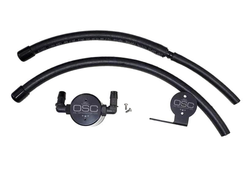 J&L — J&L 07-21 Toyota Tundra 5.7L Driver Side Oil Separator 3.0 - Black Anodized
Oil Separator - view 1