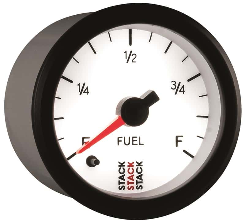 AutoMeter — Autometer Stack 52mm 0-280 Ohm Programmable Pro Stepper Motor Fuel Level Gauge - White
Ga Fu ProStpr W Univ - view 6
