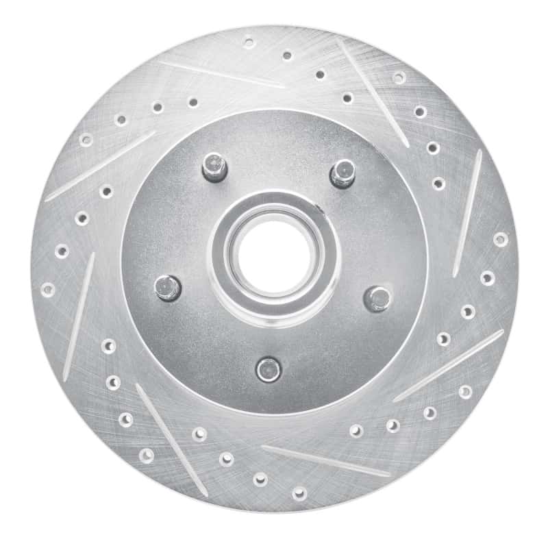 R1 Concepts — R1 1969-1996 Buick Estate Wagon Front Right Drilled & Slotted Silver Brake Rotor
R1 Brake Rotor Drill - view 1