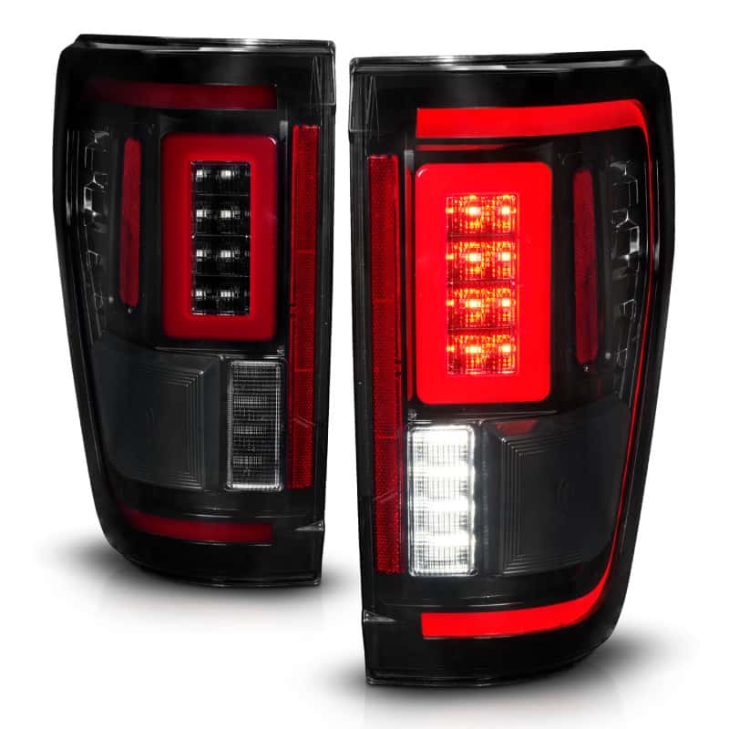ANZO — ANZO 21-23 Ford F-150 LED Taillights Seq. Signal w/BLIS Cover - Black Smoke
Tail Light Set - view 8