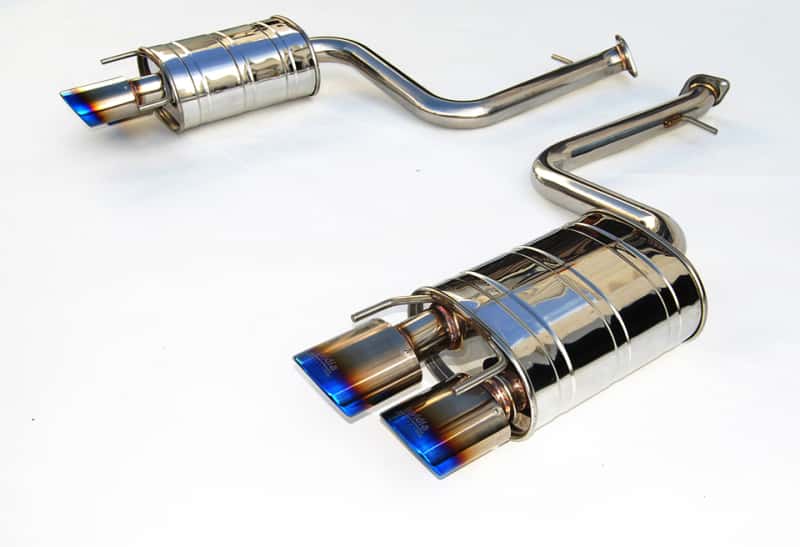 Invidia — Invidia 15+ Lexus RC350/200T Titanium Quad Rolled Tip Axel-Back Exhaust - view 2