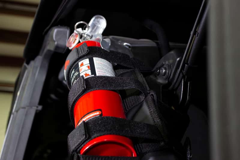Fishbone Offroad — Fishbone Offroad Padded Roll Bar Black Fire Extinguisher Holder - view 9