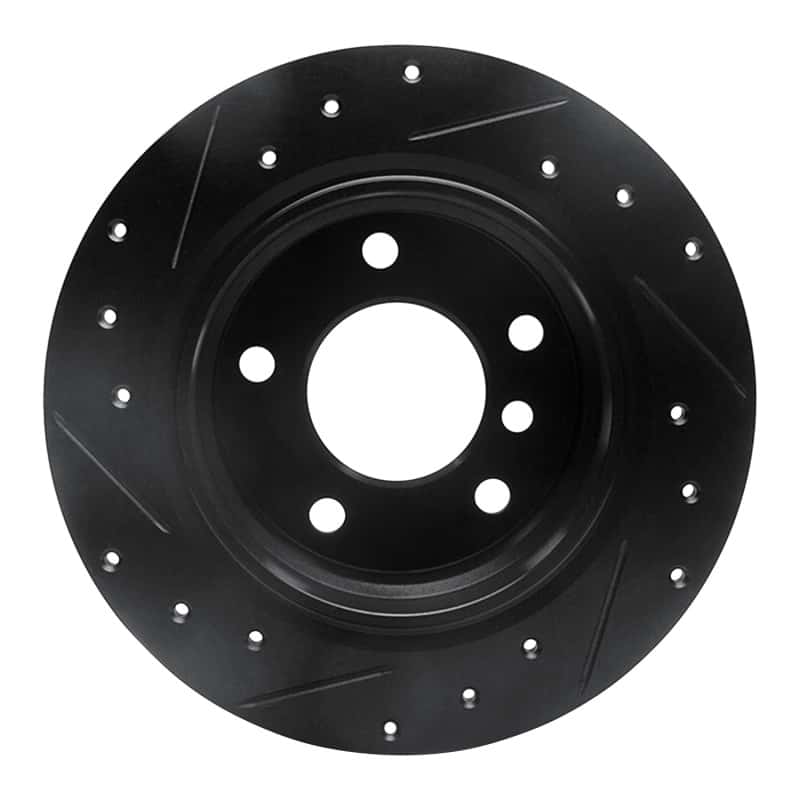 R1 Concepts — R1 95-99 BMW 318TI Rear Right Drilled & Slotted Black Brake Rotor
R1 Brake Rotor Drill - view 5