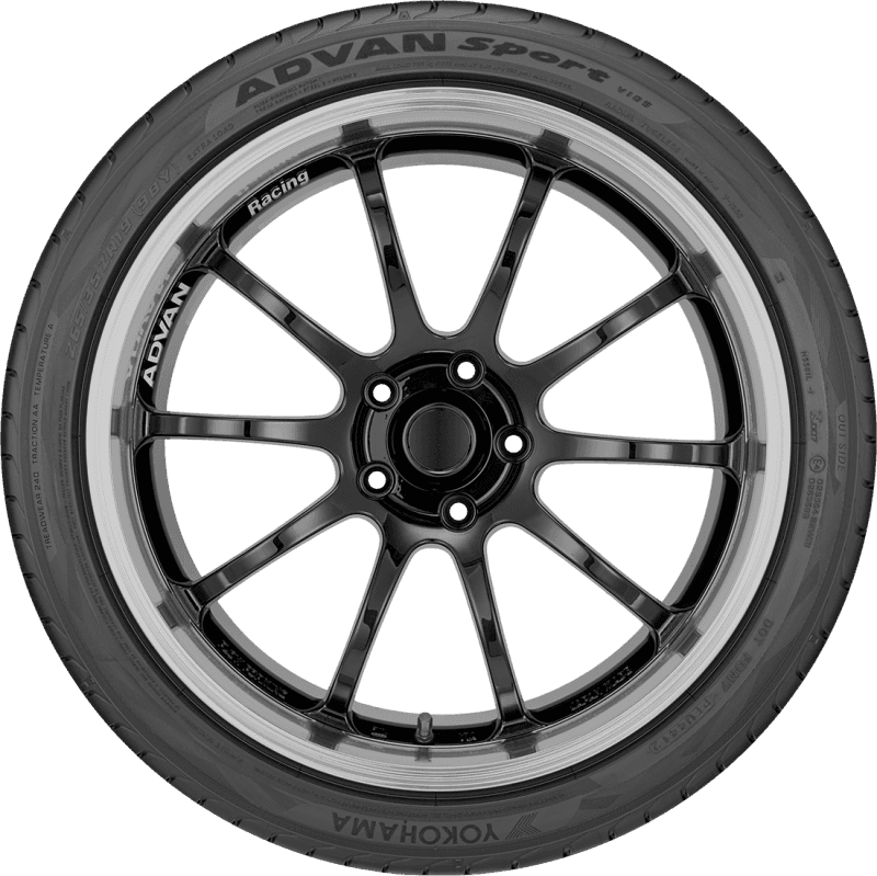 Yokohama Tire — Yokohama Advan Sport V105 Tire - 245/40R17 91W - view 2