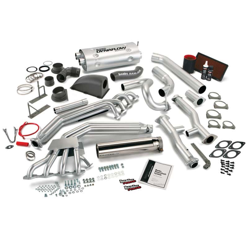 Banks Power — Banks Power 01-03 GM 8.1 Mh - W20/22 (R-Exit) PowerPack System
Power/Efficiency Sys - view 1