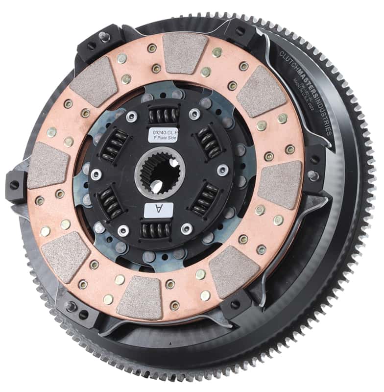 Clutch Masters — Clutch Masters 21-22 BMW G80 M3/G82 M4 S58 Factory Fit FX400 Twin Disc Clutch Kit w/Alum. Flywheel
Clutch Masters 21-23 BMW M3/M4 3.0L S58 Factory Fit FX400 6-Puck Twin Disc Clutch w/Alum. Flywheel
Clutch Kit - view 5