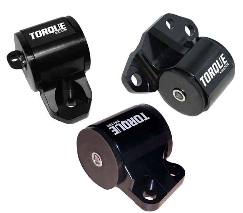 Torque Solution — Torque Solution 3pc Billet Engine Mount Kit (2bolt): 92-95 Honda Civic/94-01 Integra/93-97 Del Sol - view 2