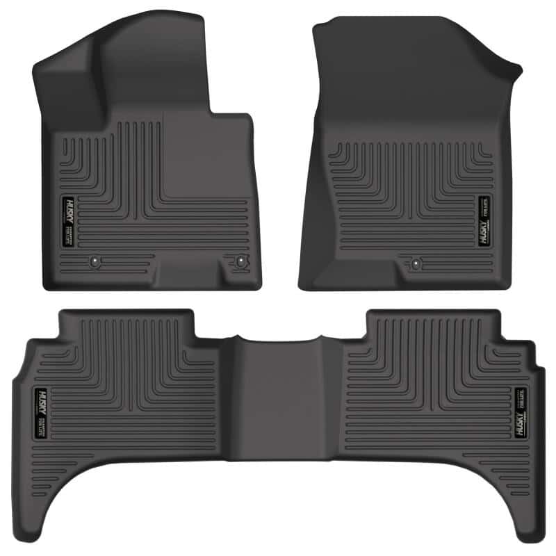 Husky Liners — Husky Liners 2022 Hyundai Santa Cruz WeatherBeater Front & 2nd Seat Floor Liners - Black
Floor Liners - view 1