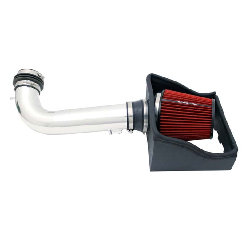 Spectre — Spectre 09-10 Ford F150 V8-4.6L F/I Air Intake Kit - Polished w/Red Filter
Spectre Air Intake K
Air Intake System - view 1