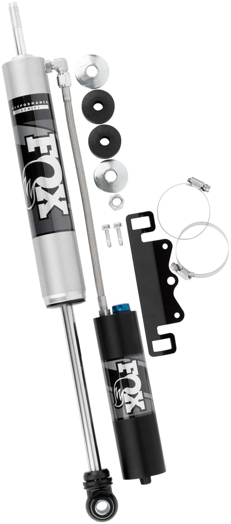 FOX — Fox 17-19 Ford F250/F350 2.0 Performance Series Remote Reservoir Adj. Front Shocks 0-1.5in Lift
2.0 Shock - view 7