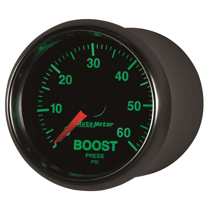 AutoMeter — Autometer GS 52mm 0-60 psi Mechanical Boost Gauge
2-1/16" BOOST, 0-60 - view 4
