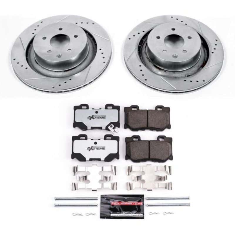 PowerStop — Power Stop 08-13 Infiniti G37 Rear Z26 Street Warrior Brake Kit - view 1