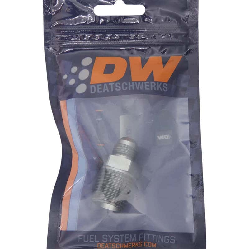 DeatschWerks — DeatschWerks 6AN Male Flare To 1/2in. Male NPT Adapter - view 2