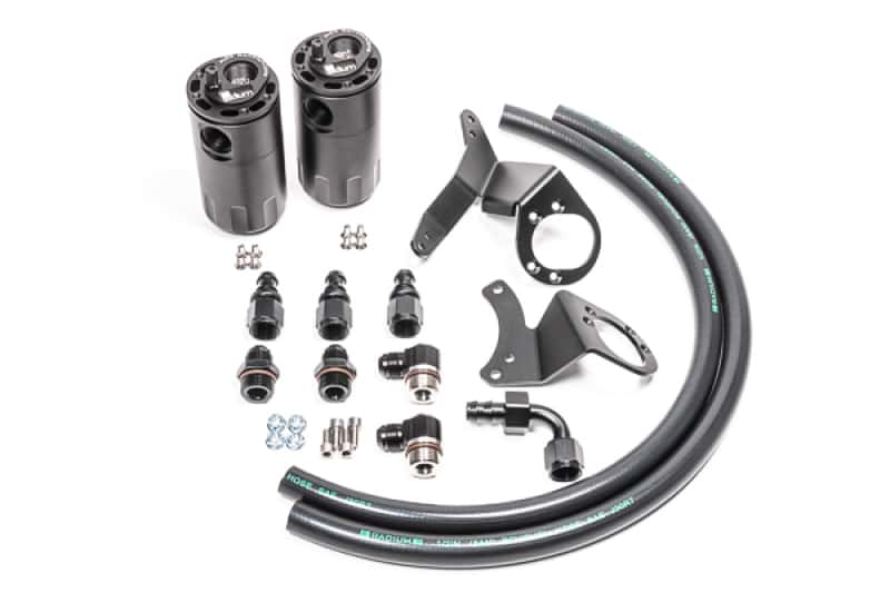 Radium Engineering — Radium Engineering Dual Catch Can Kit 2011-2014 Mustang GT Fluid Lock - view 1