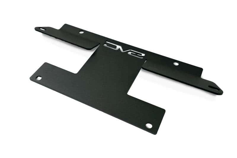 DV8 Offroad — DV8 Offroad 21-22 Ford Bronco Factory Front Bumper Licence Relocation Bracket - Front
License Bracket - view 4