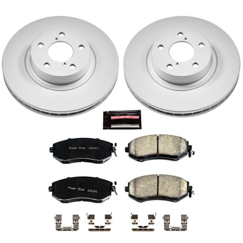 PowerStop — Power Stop 13-16 Subaru BRZ Front Z17 Evolution Geomet Coated Brake Kit - view 1