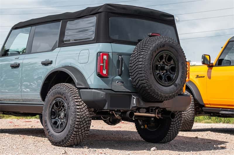 CORSA Performance — Corsa 21-25 Ford Bronco 2.7L 4-Door 2.75in Cat-Back Dual Rear Exhaust w/ 4in Straight-Cut Black Tips
Exhaust - view 4