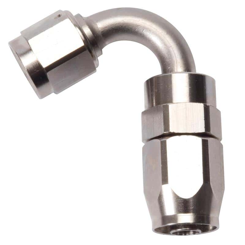 Russell — Russell Performance -6 AN Endura 120 Degree Full Flow Swivel Hose End (With 9/16in Radius)
Hose Fitting - view 3