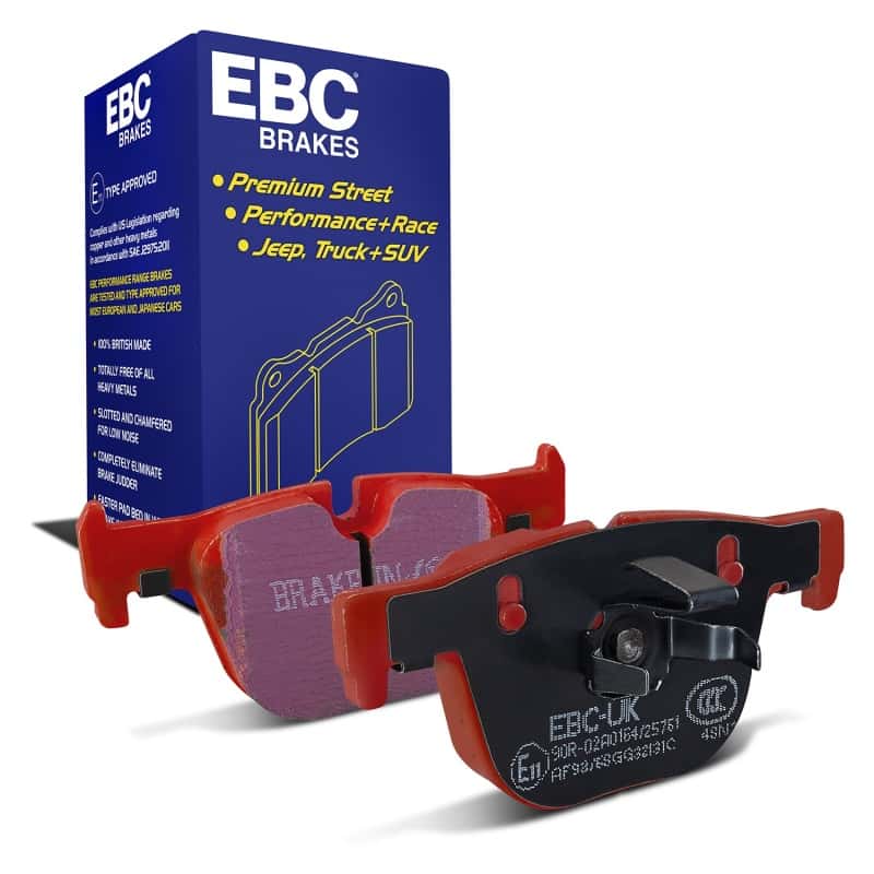 EBC — EBC 12+ BMW 335 3.0 Turbo (F30) Redstuff Rear Brake Pads
Disc Brake Pad - view 2
