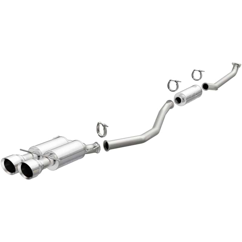Magnaflow — MagnaFlow CatBack 17-18 Honda Civic L4 1.5LGAS Dual Exit Polished Stainless Exhaust
Cat-Back - view 1