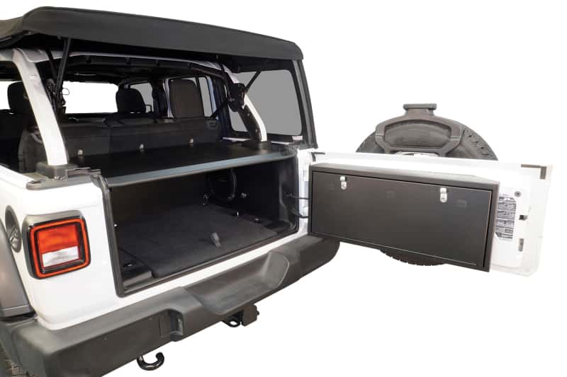 Tuffy Products — Tuffy Deluxe Enclosure For Jeep Wrangler W/ Subwoofer
Cargo Enclosure - view 1